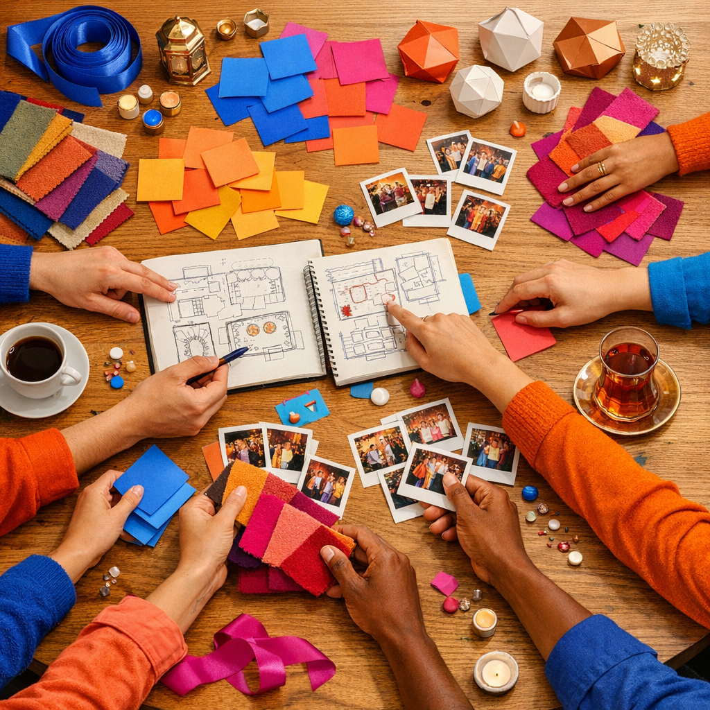 Fetexa ekibi beyin fırtınası atölyesinde yaratıcı fikirler geliştiriyor