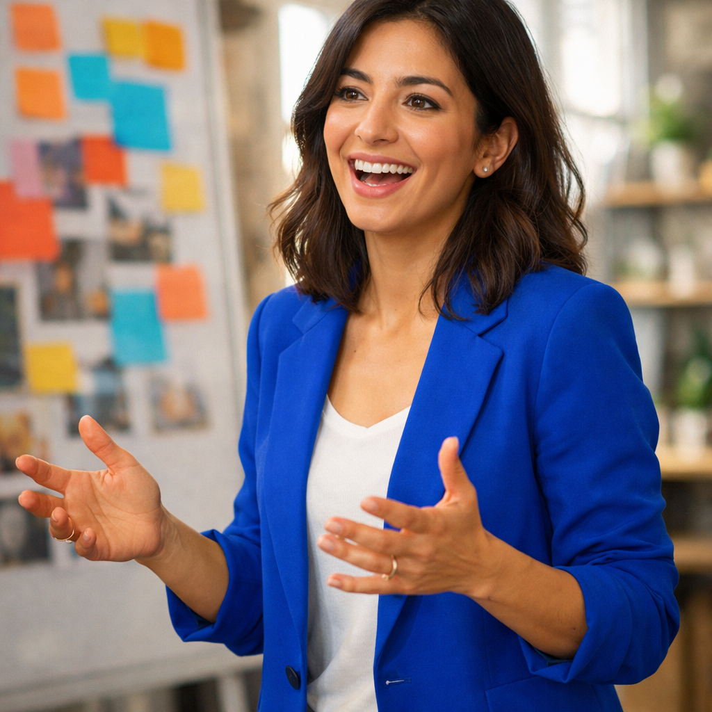 Elif Arslan etkinlik vizyonu üzerinde çalışırken