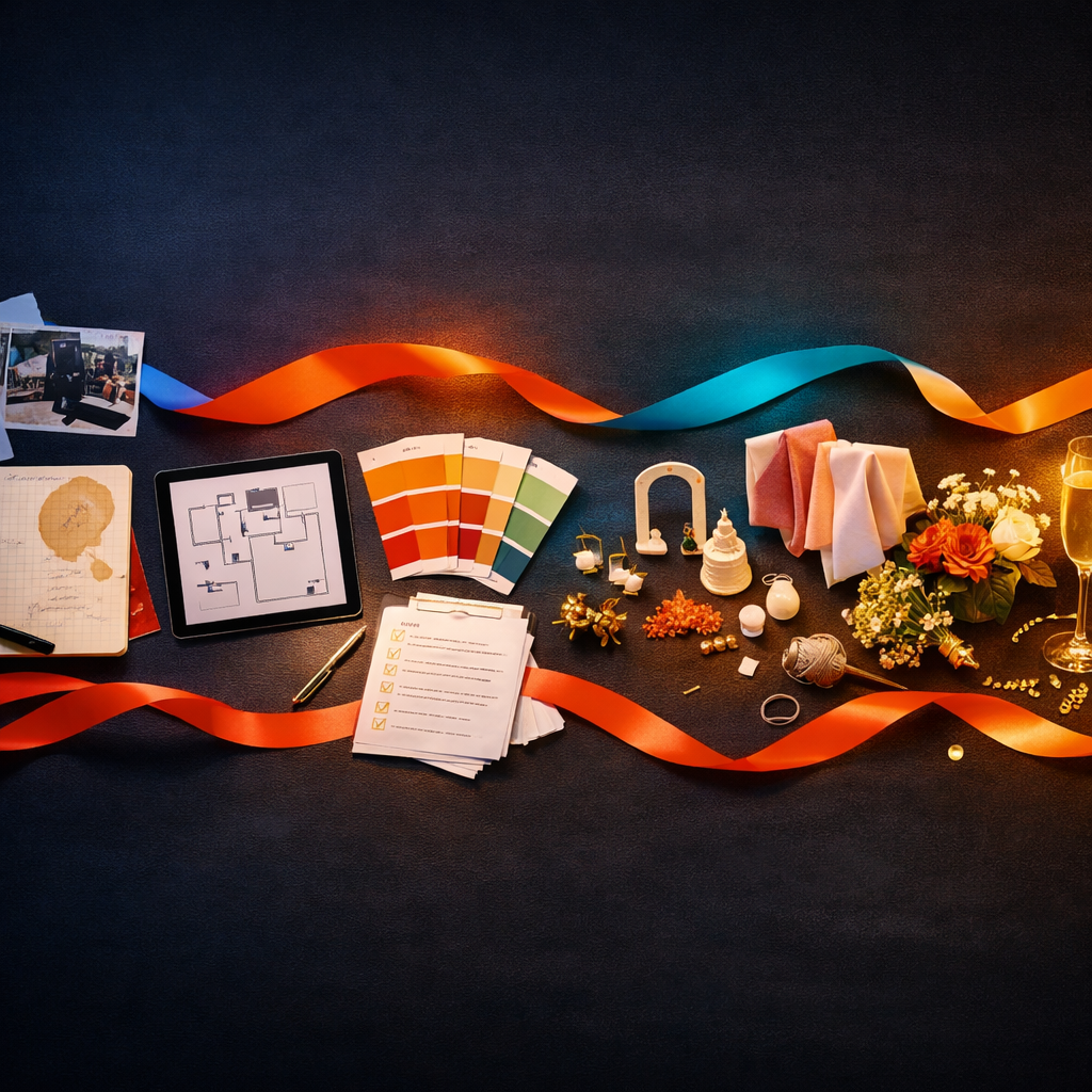 Fetexa etkinlik planlama sürecinin görsel akış şeması