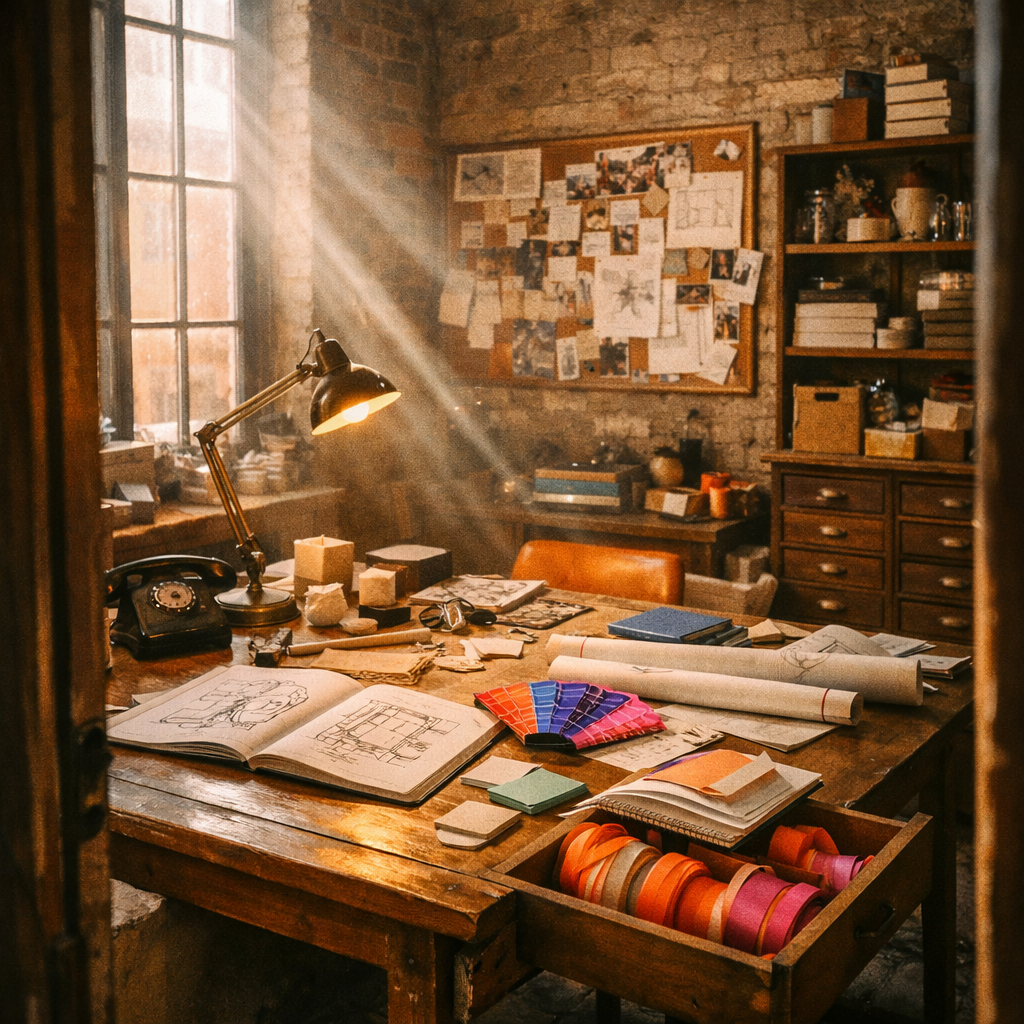 Fetexa'nın ilk etkinlik planlama stüdyosunda hazırlık anı